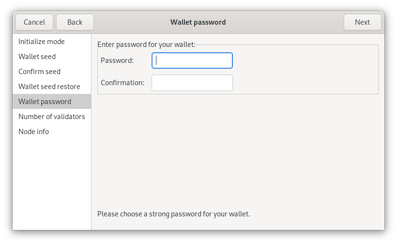 Wallet Password